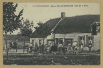 SAUDOY. Le Plessis-Saudoy : Maison Pellerin-Brouard, café de la place / C. G., photographe .
Édition Pellerin.Sans date
