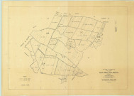 Saint-Remy-sous-Broyes (51514). Tableau d'assemblage 1 échelle 1/5000, plan remembré pour 01/01/1958 (papier)
