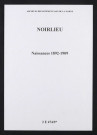 Noirlieu. Naissances 1892-1909
