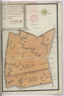 Plan détaillé du terroir de Ruffy : 5ème feuille, cantons dits la Croisette et Champ Putré (s,d, vers 1780), Pierre Villain