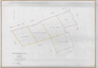 Heutrégiville (51293). Section X2 échelle 1/2000, plan mis à jour pour 1944, plan non régulier (papier).