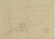 Champlat-et-Boujacourt (51120). Section B2 échelle 1/1250, plan mis à jour pour 1954, plan non régulier (papier).