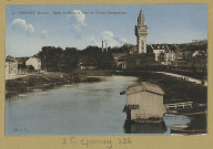 ÉPERNAY. 95-Bords de Marne et Tour de l'Union Champenoise.
Château-ThierryÉdition J.B.Ed. Bourgogne Frères.[vers 1930]
