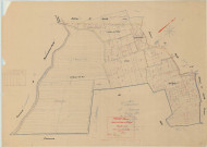 Prunay (51449). Section D3 échelle 1/1250, plan mis à jour pour 1940, plan non régulier (papier).