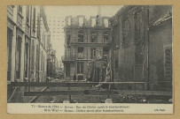 REIMS. 71. Guerre de 1914. Rue du Cloître après le bombardement. 1914 War - Cloitre street after bombardment.
ParisL.H.1914
