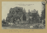 HEILTZ-LE-MAURUPT. 60-Bataille de la Marne (6 au 12 septembre 1914). Heiltz-le-Maurupt. L'Église / A. Humbert, photographe à Saint-Dizier.