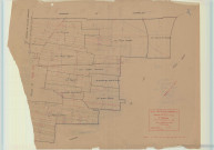 Petites-Loges (Les) (51428). Section A1 échelle 1/2500, plan mis à jour pour 1933, plan non régulier (papier).