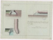 Plan élévation et coupe du 2° pont à reconstruire à neuf vis à vis le village de Marolle entre Vitry et St Dizier, 1740-1790