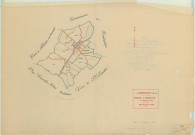 Landricourt (51315). Tableau d'assemblage 2 échelle 1/10000, plan mis à jour pour 1934, plan non régulier (papier)