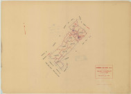 Faux-Vésigneul (51244). Vésigneul-sur-Coole (51615). Tableau d'assemblage échelle 1/20000, plan mis à jour pour 1936 (ancienne commune de Vesigneul-sur-Coole (51615), plan non régulier (papier)