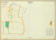 Arcis-le-Ponsart (51014). Section Y1 échelle 1/2000, plan remembré pour 1957, plan régulier (papier).
