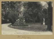 CHÂLONS-EN-CHAMPAGNE. 44- Un coin du jardin du Jard.
Château-ThierryBourgogne Frères.Sans date