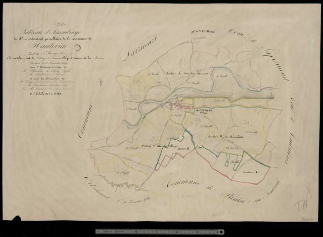 Hauteville. Tableau d'assemblage