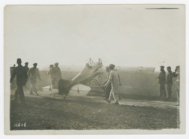 Monoplan Deperdussin à Reims. Coupe Gordon-Bennett en 1913
