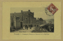 VERZENAY. Vendangeoir Pommery et Boulevard de la République.
Édition Palisse.1911