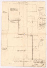 Plan d'une maison sise à Reims rue des Murs qui conduit à la Platte Forme de Saint Pierre (1767)