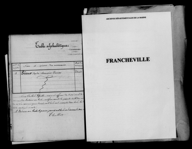 Francheville. Naissances 1878