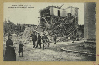 CHÂLONS-EN-CHAMPAGNE. Grande Guerre 1914-1918. Châlons-sur-Marne bombardé.
ParisDaubresse.1914-1918