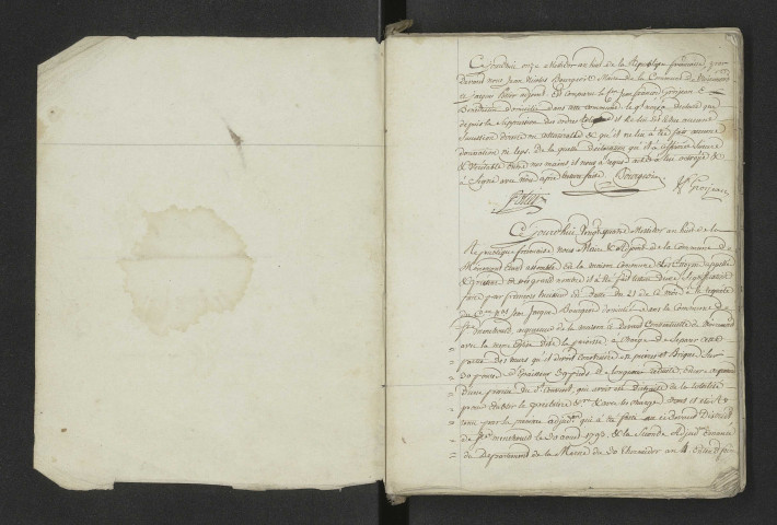 Délibérations municipales.