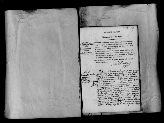 Loisy-en-Brie. Naissances 1883