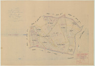 Arzillières-Neuville (51017). Section B3 échelle 1/2000, plan mis à jour pour 1957, plan non régulier (papier)