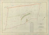 Saint-Martin-sur-le-Pré (51504). Section ZD échelle 1/2000, plan remembré pour 1960, plan régulier (papier armé)