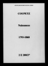 Coupetz. Naissances 1793-1860