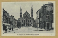REIMS. 131. Rue Fléchambault et Église Saint-Rémy.
ReimsG. Graff et Lambert.Sans date