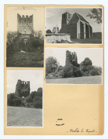 Cartes postales et photographies. Communes de Nesle-la-Reposte à Ormes.