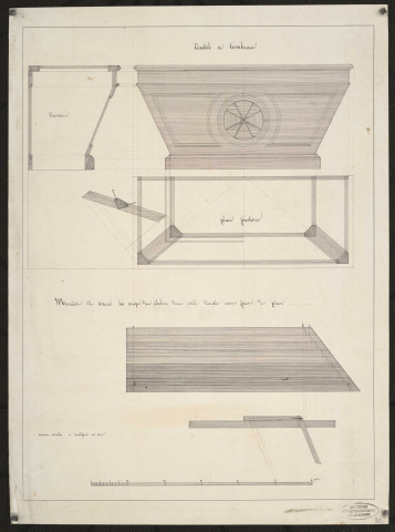 Dessins d'architecture. Rochefort-sur-Mer