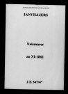 Janvilliers. Naissances an XI-1862