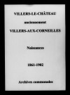 Villers-aux-Corneilles. Naissances 1861-1902