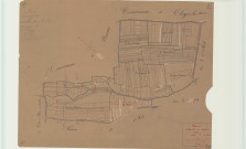 Arzillières-Neuville (51017). Section A1 échelle 1/2000, plan mis à jour pour 1933, plan non régulier (calque)