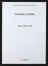Somme-Suippe. Décès 1892-1909