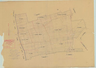Vaudesincourt (51600). Section D1 échelle 1/2500, plan mis à jour pour 1936, plan non régulier (papier).