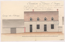 Elévation du presbytère St Imoges, 1775.