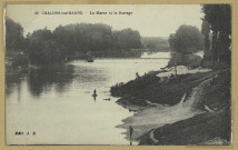 CHÂLONS-EN-CHAMPAGNE. 49- la Marne et le barrage.
Château-ThierryJ. Bourgogne, imp. -édit.Sans date