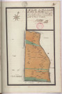 Plan détaillé du terroir de Ruffy : 18ème feuille, canton dit la Naue Cruchotin (s,d, vers 1780), Pierre Villain