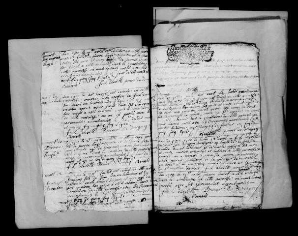 Brugny. Baptêmes, mariages, sépultures 1700-1706