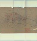 Val-des-Marais (51158). Aulnay-aux-Planches (51021). Section A2 échelle 1/1250, plan mis à jour pour 1933, plan non régulier (calque)