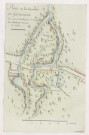Plan de la chaussée de Germinon, 1784.