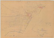 Condé-sur-Marne (51161). Section B2 échelle 1/1250, plan mis à jour pour 1936 (section B3 2e partie), plan non régulier (papier)