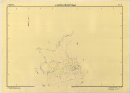 Chapelle-Felcourt (La) (51126). Section ZC échelle 1/1000, plan remembré pour 1975, plan régulier (papier armé)