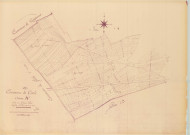 Coole (51167). Section A4 échelle 1/2500, plan napoléonien sans date (copie du plan napoléonien), plan non régulier (papier)