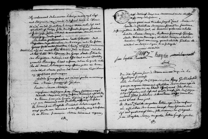 Châtillon-sur-Marne. Mariages an XI-1812