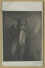 DOMMARTIN-LETTRÉE. [L'Église. Statue Vierge à l'Enfant, bois, XIVe s.].