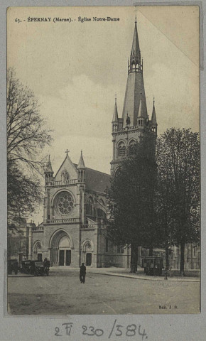 ÉPERNAY. 63-Église Notre-Dame.
Château-ThierryÉdition J. Bourgogne.Sans date
