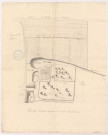 Cormoyeux et Romery. Plan figuré des terre dependants du moulin d'Ecoute-S'il-Pleut, 1667-1676.