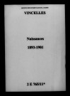 Vincelles. Naissances 1893-1901