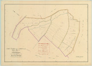 Saint-Mard-sur-le-Mont (51500). Section W2 échelle 1/2000, plan remembré pour 1953 (ancienne section A), plan régulier (papier)